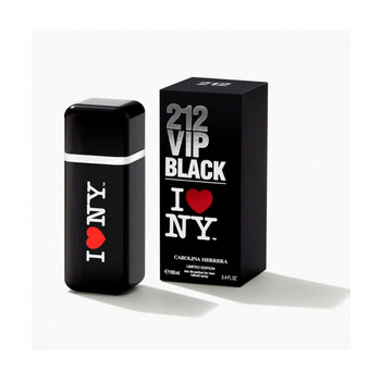 212 Vip Black Men  Carolina Herrera EDP Spray Limited Edition 3.4 oz 100 ml M