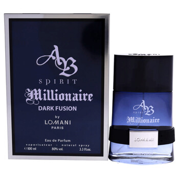 Ab Millionaire Dark Fusion  Lomani EDP Spray 3.3 oz 100 ml m