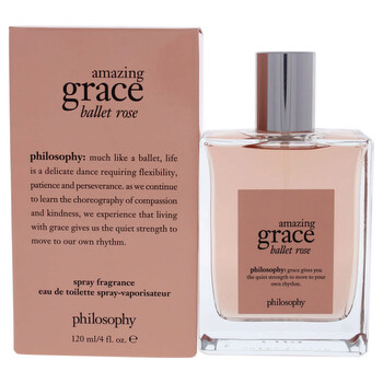 Amazing Grace Ballet Rose by Philosophy for Women  4 oz EDT Spray