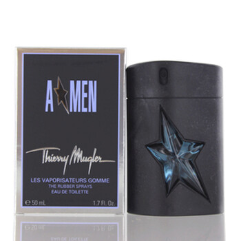 Angel Men  Thierry Mugler EDT Spray Refillable Rubber Flask 1.6 oz 50 ml M