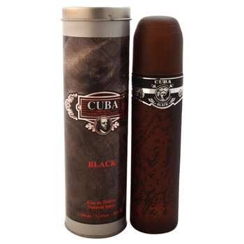 Black by Cuba for Men  3.3 oz EDT Spray