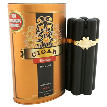 Cigar Black Oud by Remy Latour for Men  3.3 oz EDT Spray