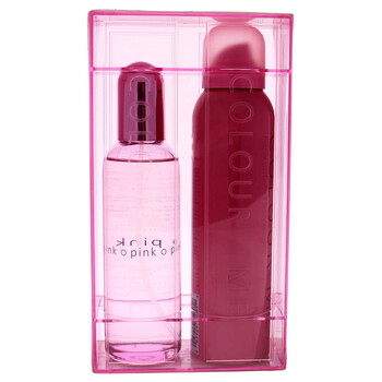 Colour Me Pink by MiltonLloyd for Women  2 Pc Gift Set 3.4oz EDP 5oz Body Spray