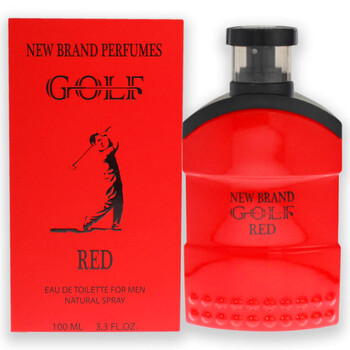 Golf Red by New Brand for Men  3.3 oz EDT Spray