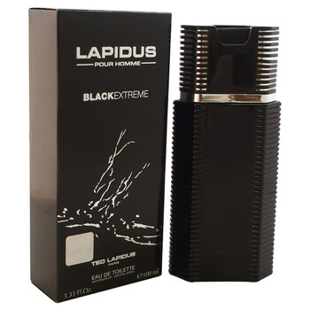 Lapidus Black Extreme by Ted Lapidus for Men  3.3 oz EDT Spray