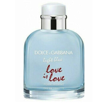Light Blue Love Is Love Pour Homme  Dolce and Gabbana EDT Spray Limited Ed Tester 4.2oz M