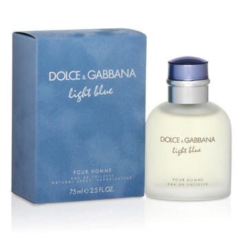 Light Blue Pour Homme  Dolce  Gabbana EDT Spray 2.5 oz 75 ml m