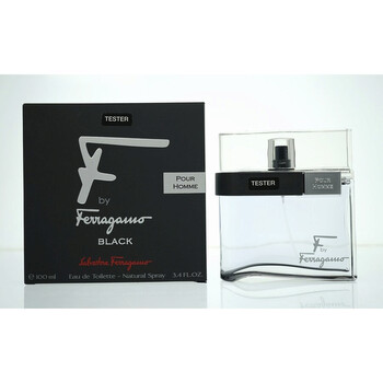 F by Ferragamo Black EDT Spray 3.3 oz Tester