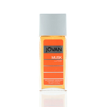 Musk Men  Jovan Body Fragrance Spray Glass 2.5 oz 75 ml m