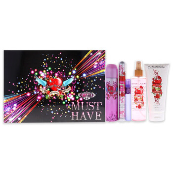 Must Have Heartbreaker by Cuba for Women  5 Pc Gift Set 3.4oz EDP Spray 1.17oz EDP Spray 0.5oz EDP Spray 6.7oz Body Spray 6.7oz Body Splash