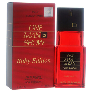 One Man Show by Jacques Bogart for Men  3.33 oz EDT Spray Ruby Edition