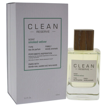 Reserve Smoked Vetiver by Clean for  3.4 oz EDP Spray