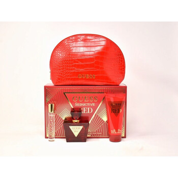 SEDUCTIVE REDWHBLI FREE4PC SET2.5oz edt sp3.4 Body Lotion15 ML Travel spPouch