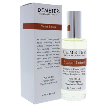 Suntan Lotion by Demeter for Women  4 oz Cologne Spray