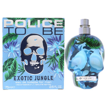 To Be Exotic Jungle by Police for Men  2.5 oz EDT Spray