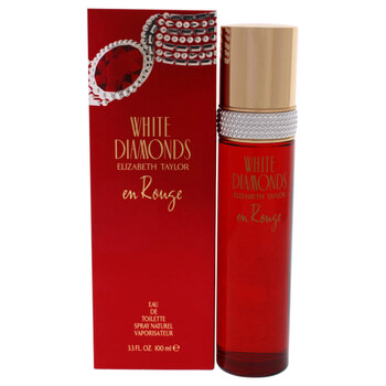 White Diamonds En Rouge by Elizabeth Taylor for Women  3.3 oz EDT Spray