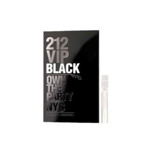 212 Vip Black  Carolina Herrera EDP Spray Vial 0.05 oz 1.5 ml M