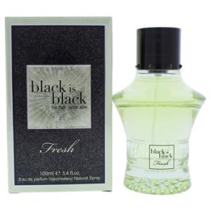 Black is Black Fresh by Nu Parfums for Women  3.4 oz EDP Spray