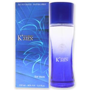 K Men by New Brand for Men  3.3 oz EDT Spray
