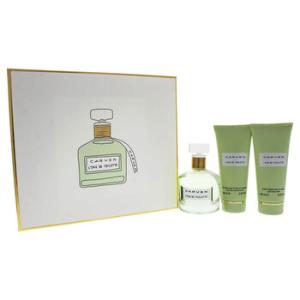 LEau De Toilette by Carven for Women  3 Pc Gift Set 3.33oz EDT Spray 3.33oz Light Body Cream 3.33oz Ligth Bath and Shower Gel