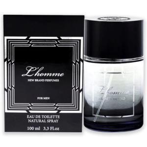 L Homme by New Brand for Men  3.3 oz EDT Spray