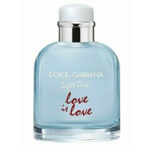 Light Blue Love Is Love Pour Homme  Dolce and Gabbana EDT Spray Limited Ed Tester 4.2oz M