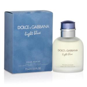 Light Blue Pour Homme  Dolce  Gabbana EDT Spray 2.5 oz 75 ml m