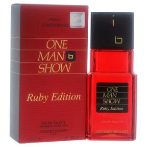 One Man Show by Jacques Bogart for Men  3.33 oz EDT Spray Ruby Edition