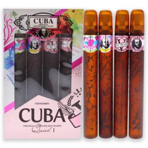 Quad I by Cuba for Women  4 Pc Gift Set