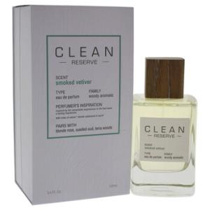 Reserve Smoked Vetiver by Clean for  3.4 oz EDP Spray