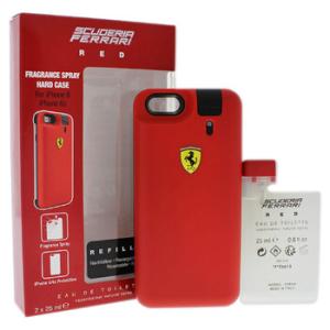Scuderia Red by Ferrari for Men  2 Pc Gift Set 2 x 25ml EDT Spray Rechargeable iPhone 66s Protection