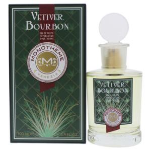 Vetiver Bourbon by Monotheme for Men  3.4 oz EDT Spray