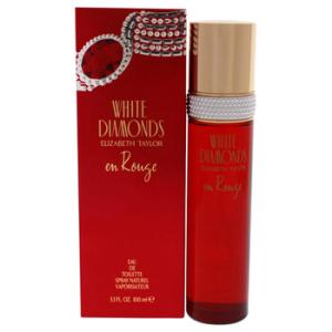 White Diamonds En Rouge by Elizabeth Taylor for Women  3.3 oz EDT Spray