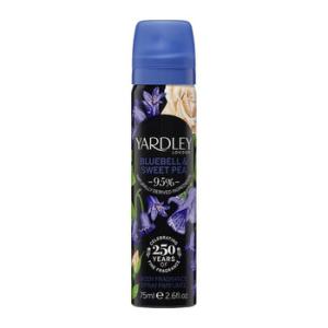 Yardley London Bluebell  Sweetpea Body Spray 2.5 oz