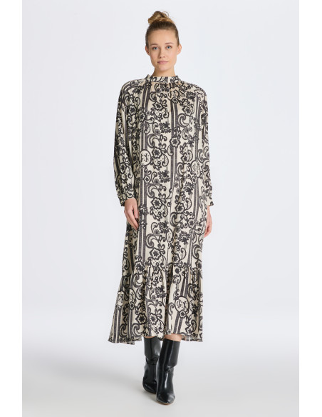 Gant - REL LACE PRINT TURTLENECK DRESS