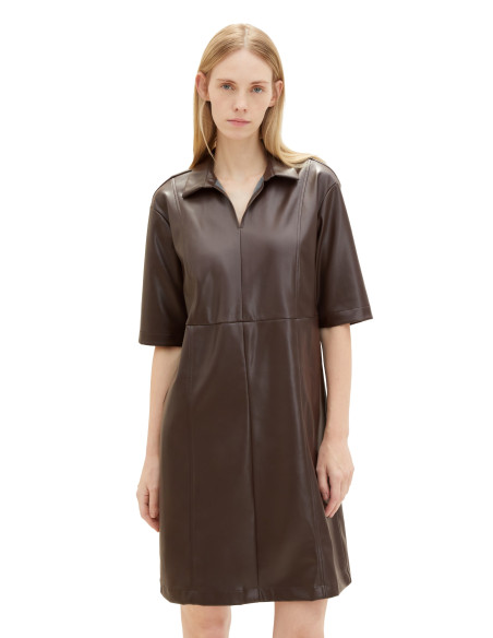 Tom Tailor - Fake Leather Dress