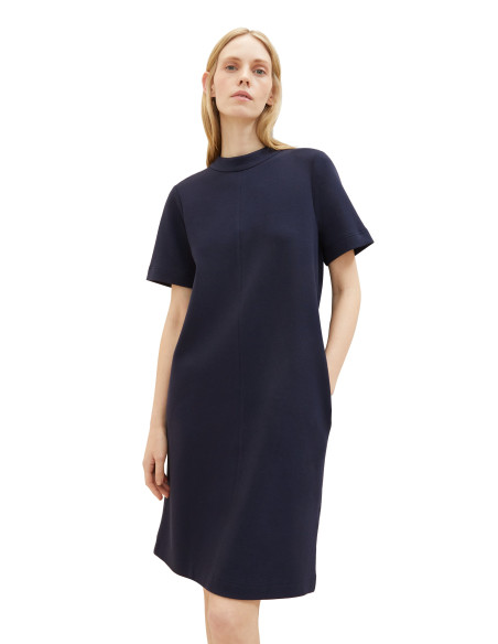 Tom Tailor - Jersey Dress With High Collar