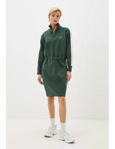 Lacoste - Lacoste Women's Loose Fit Long Sleeve High Collar Printed  Dress