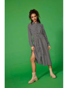 ONLY - ONLRUTH LIFE L/S SHIRT MIDI DRESS PTM