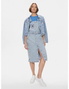 Tommy Jeans - DUNGAREE BF MIDI DRESS CG4114