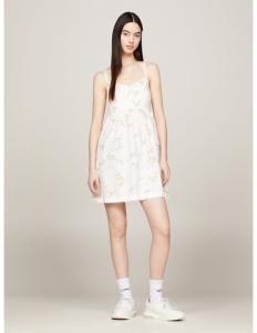 Tommy Jeans - TJW POPLIN BACK TIE STRAP DRESS