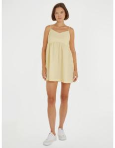 Tommy Jeans - TJW POPLIN BACK TIE STRAP DRESS