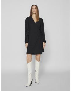 VILA - VIZELIN L/S WRAP DRESS/PB