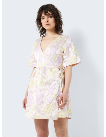 Noisy May - NMWINONA S/S TEXTURED WRAP DRESS