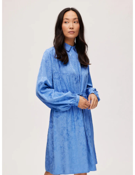 SELECTED FEMME - SLFBLUE LS SHORT SHIRT DRESS B