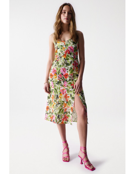 Salsa Jeans - MIDI FLORAL DRESS