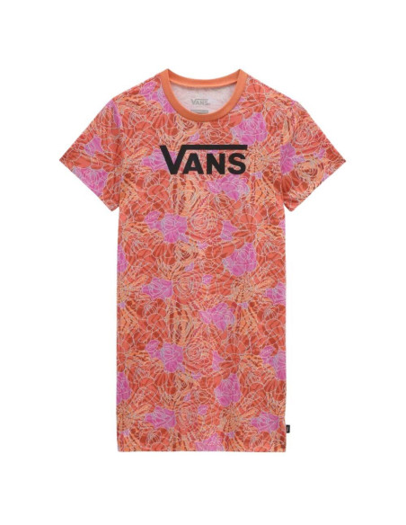 VANS - Dress Vans ROSE CAMO PRINT TEE DRESS CYCLAMEN