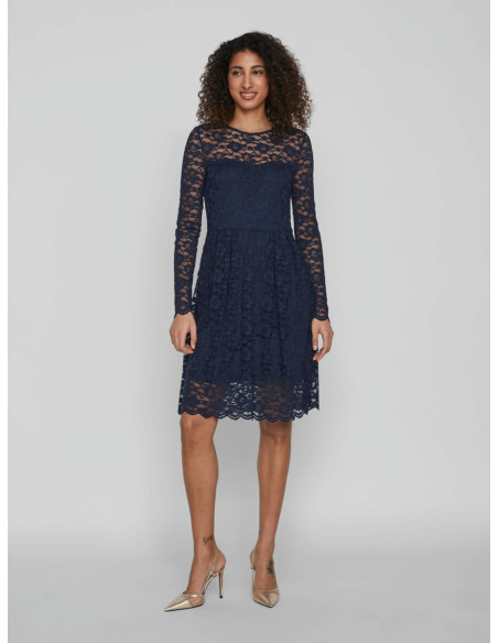 VILA - VIKALILA L/S LACE DRESS - NOOS