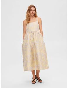 SELECTED FEMME - SLFBREE-BAILEY MIDI STRAP DRESS EX