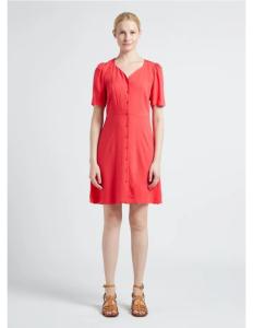 Y.A.S - Red Fitted V-neck dress